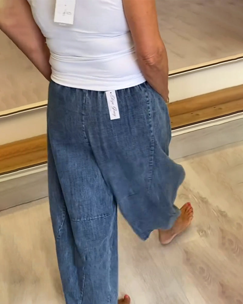 Claire | Soft Fit Elastic Waist Jeans