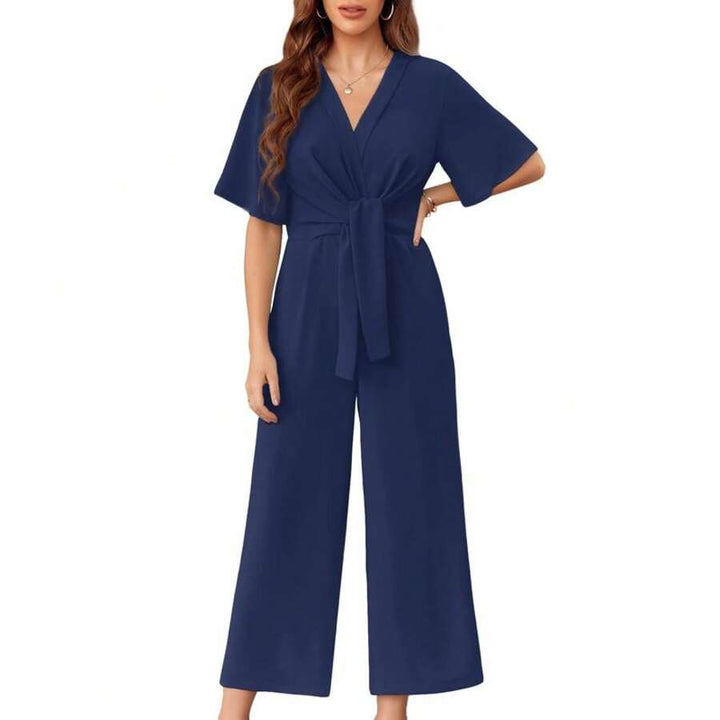 Gabriella | Elegant Summer Tie Knot Jumpsuit