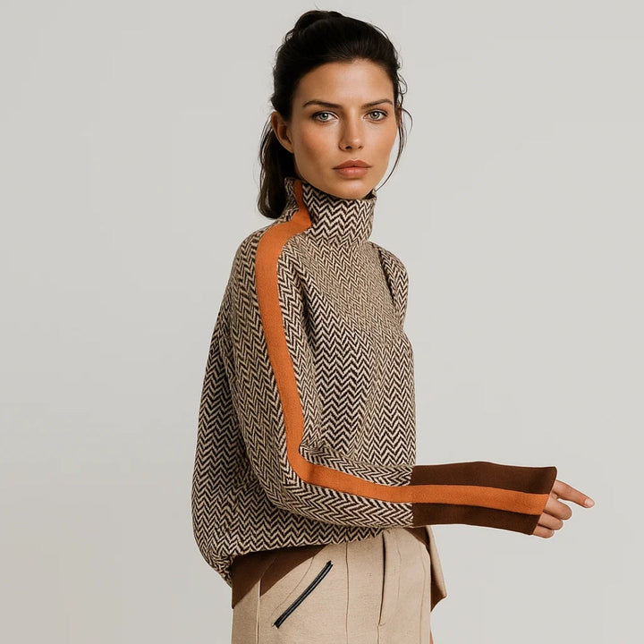 Kelsea | High-neck Pullover