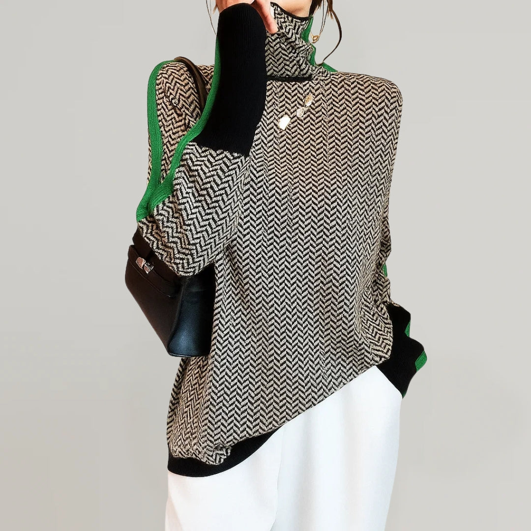 Kelsea | High-neck Pullover