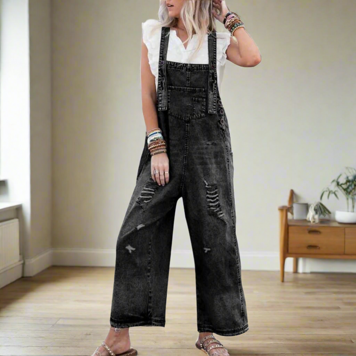 Rebecca | Vintage Wash Adjustable Jumpsuit