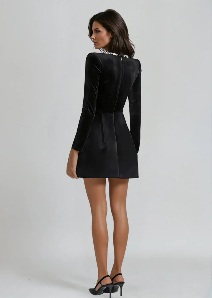 Riley | Velvet Mini Dress