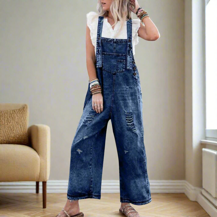 Rebecca | Vintage Wash Adjustable Jumpsuit