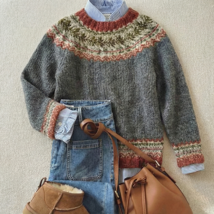 Amelia | Heritage Nordic Knit Sweater