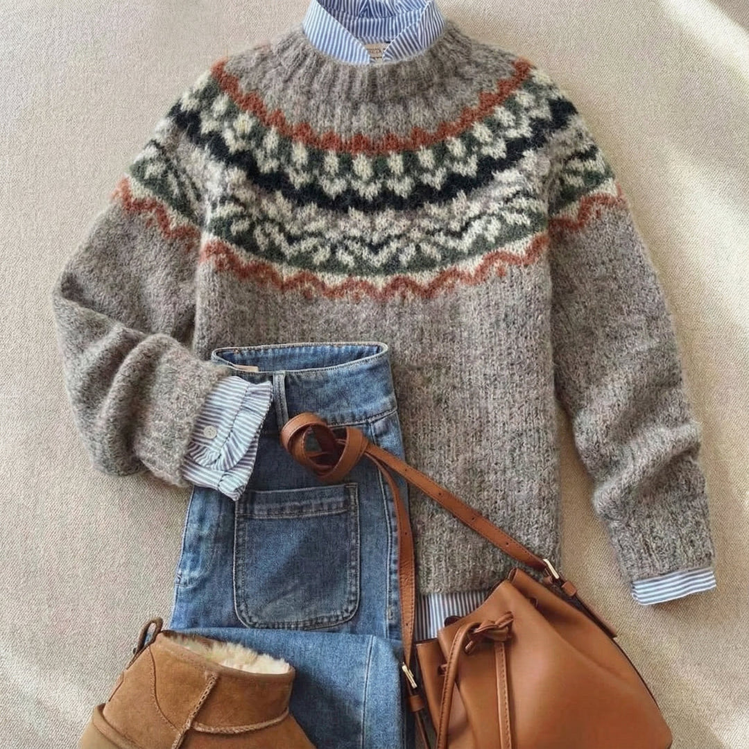 Amelia | Heritage Nordic Knit Sweater