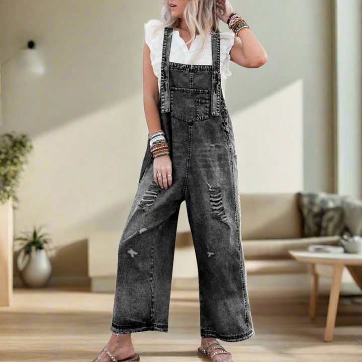 Rebecca | Vintage Wash Adjustable Jumpsuit