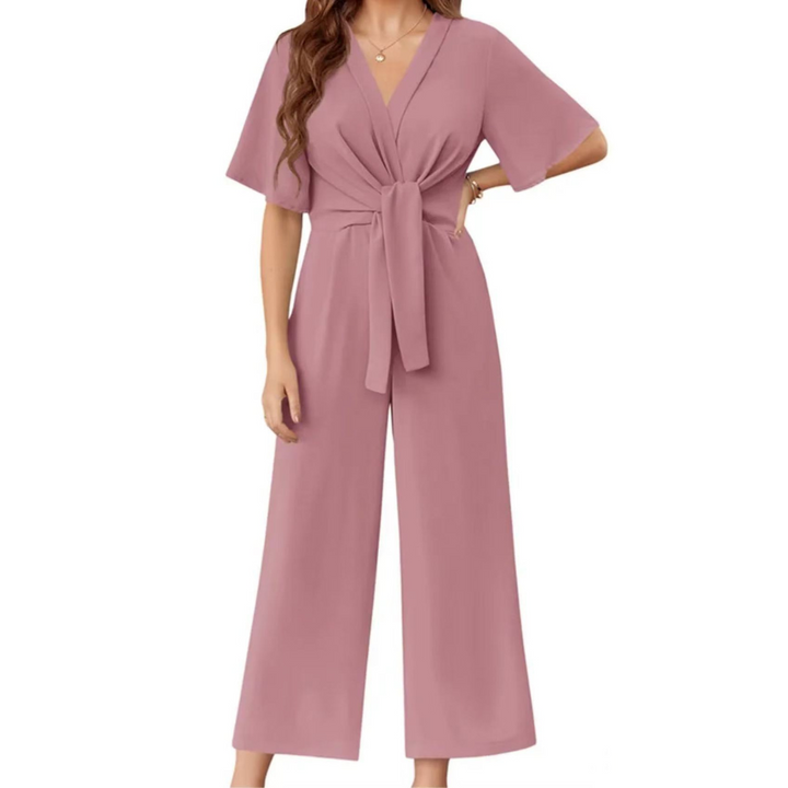 Gabriella | Elegant Summer Tie Knot Jumpsuit