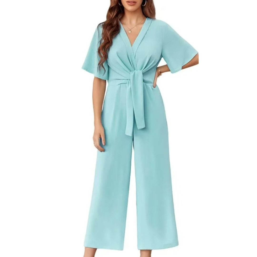 Gabriella | Elegant Summer Tie Knot Jumpsuit