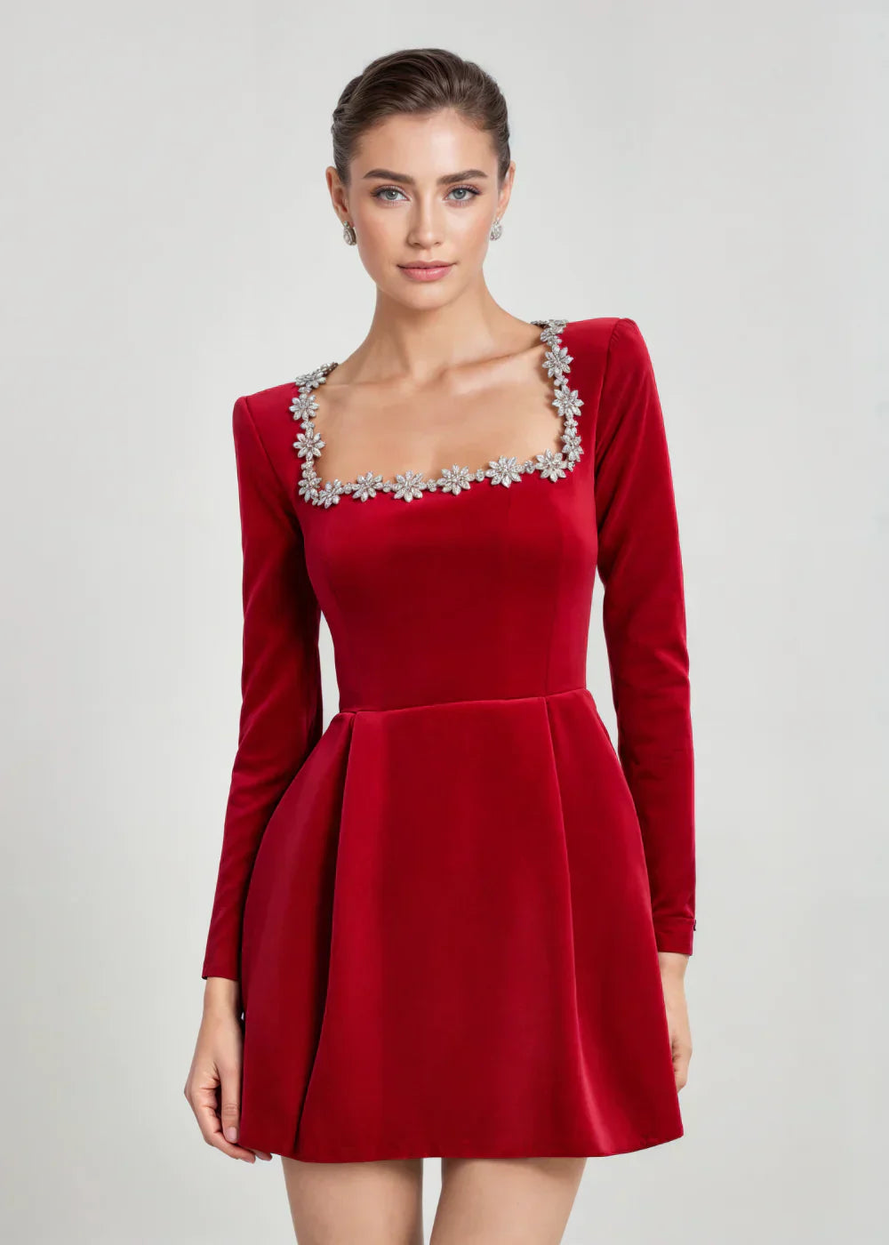 Riley | Velvet Mini Dress