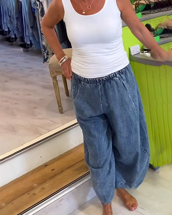 Claire | Soft Fit Elastic Waist Jeans
