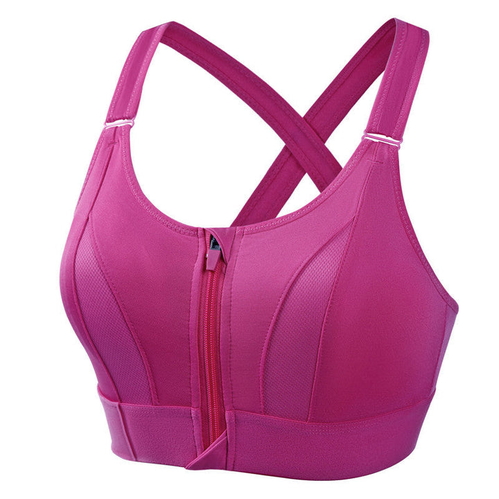 Linda | Zip-Up Sweat-Proof Sports Bra