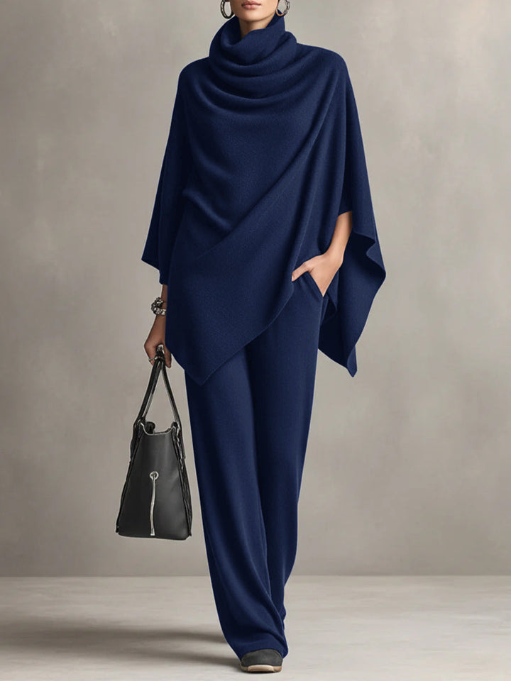 Camille | Elegant Drape Two-Piece Set