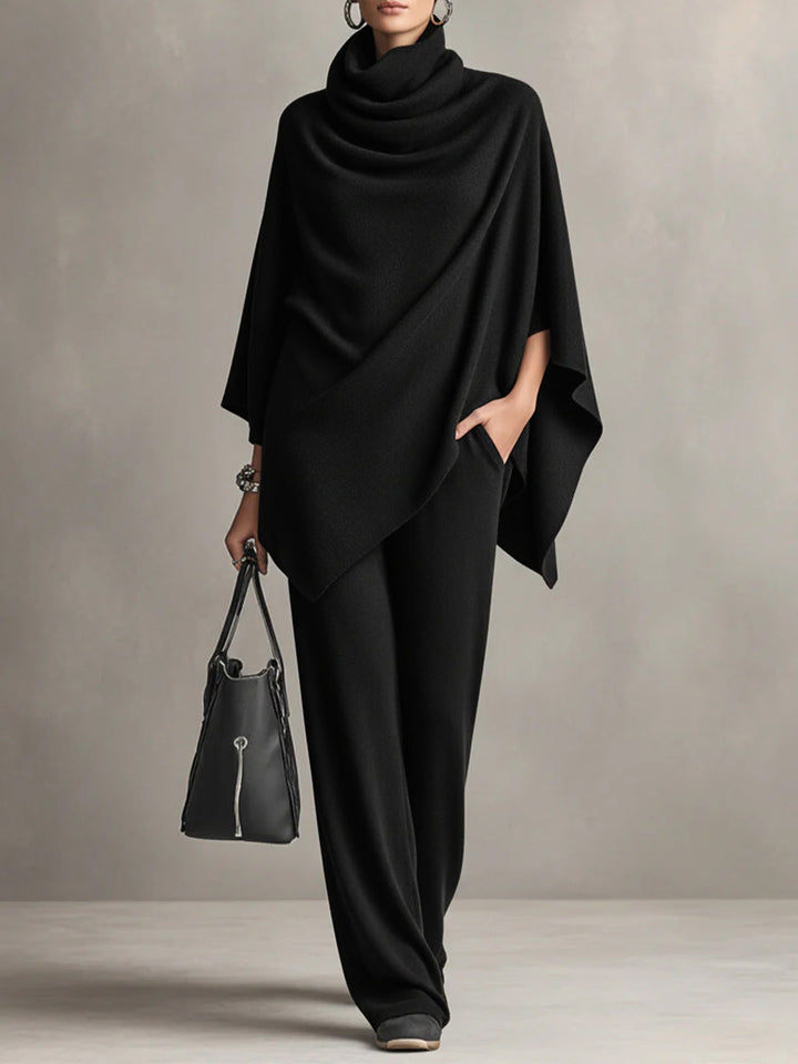 Camille | Elegant Drape Two-Piece Set