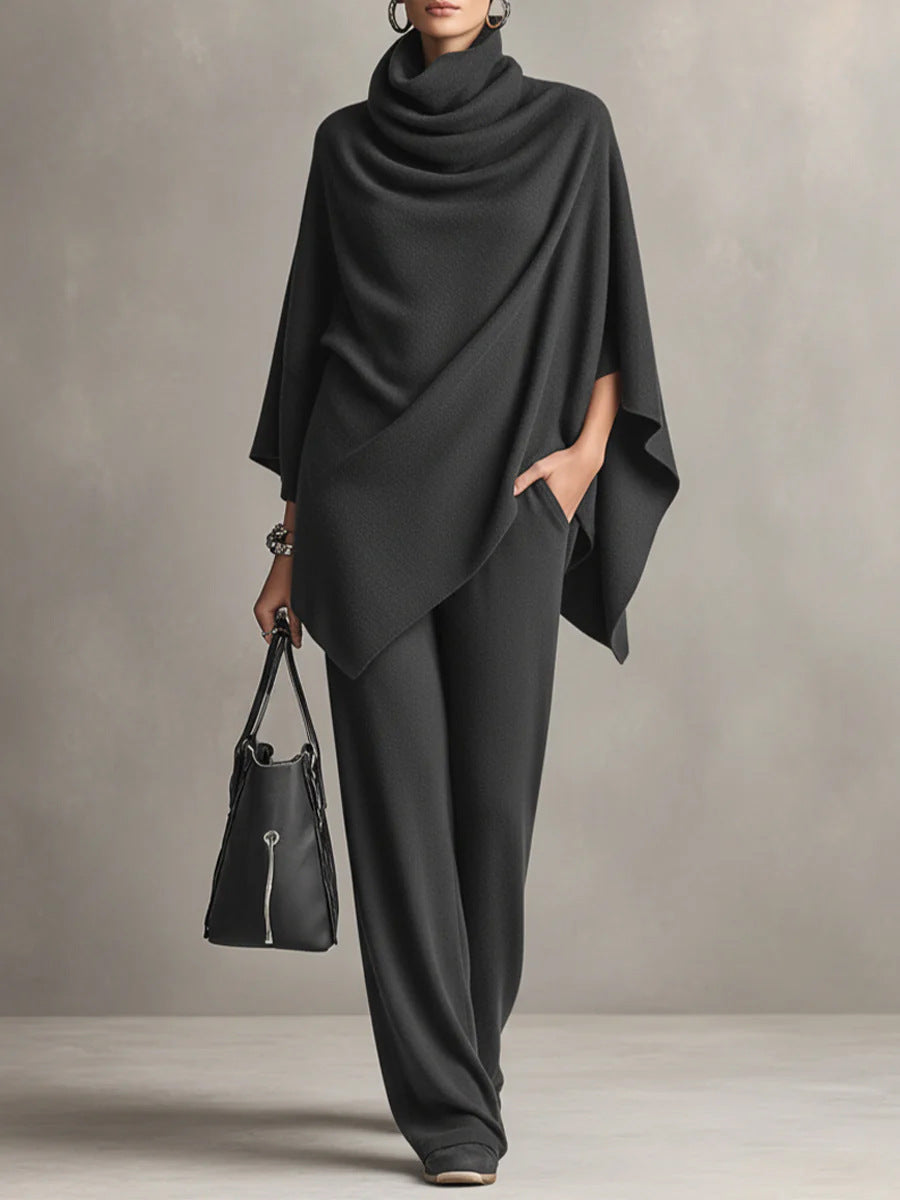 Camille | Elegant Drape Two-Piece Set