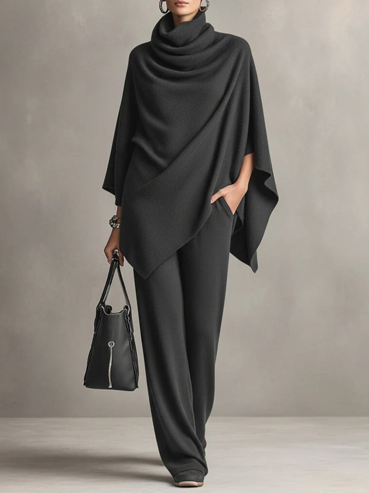 Camille | Elegant Drape Two-Piece Set