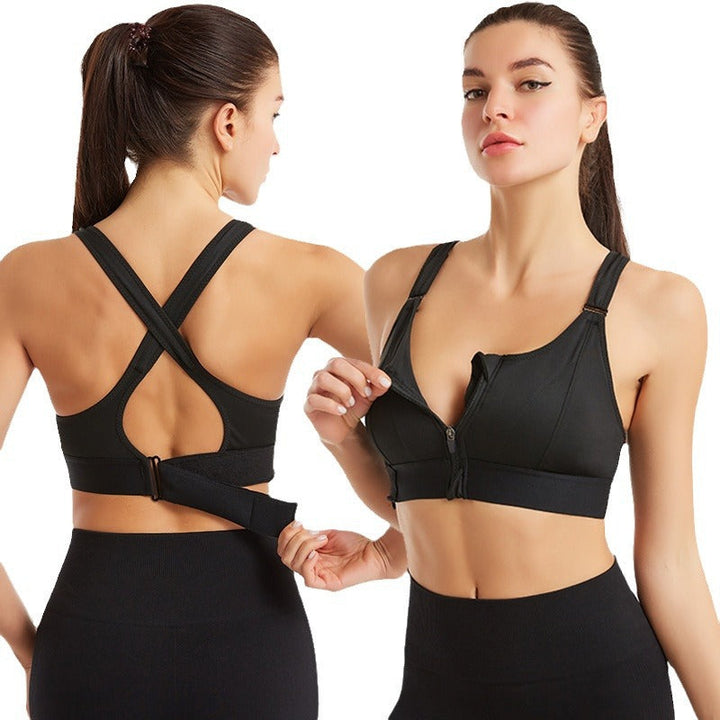 Linda | Zip-Up Sweat-Proof Sports Bra