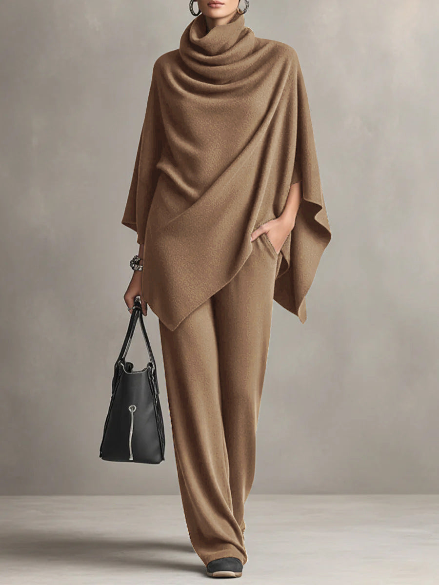 Camille | Elegant Drape Two-Piece Set