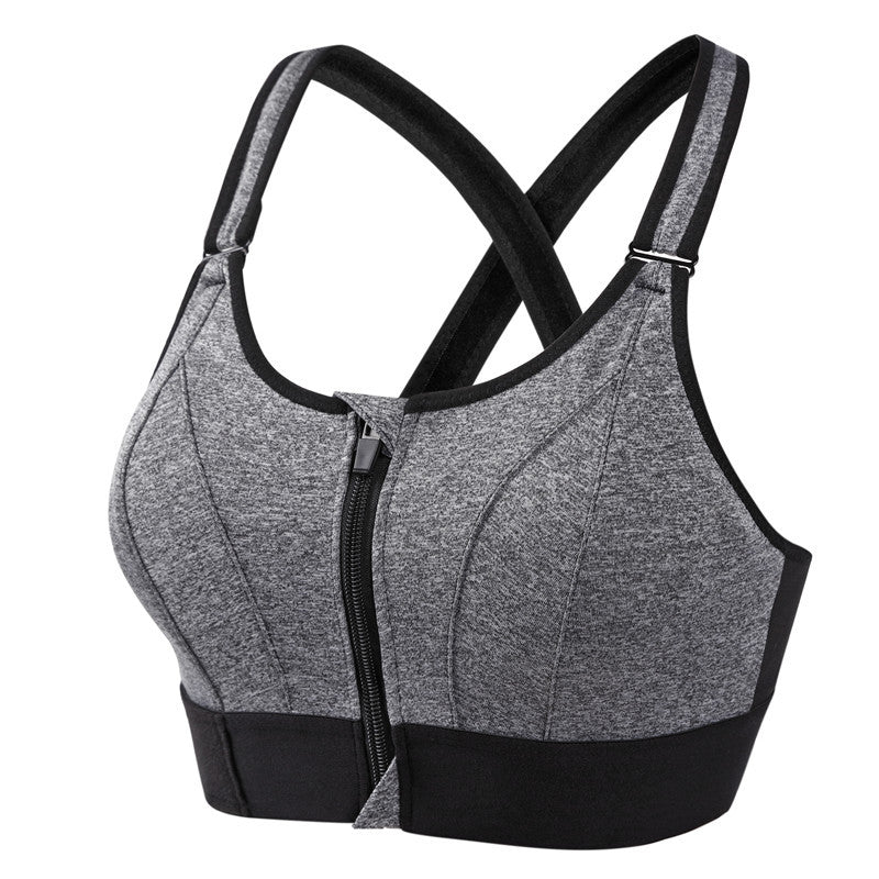 Linda | Zip-Up Sweat-Proof Sports Bra