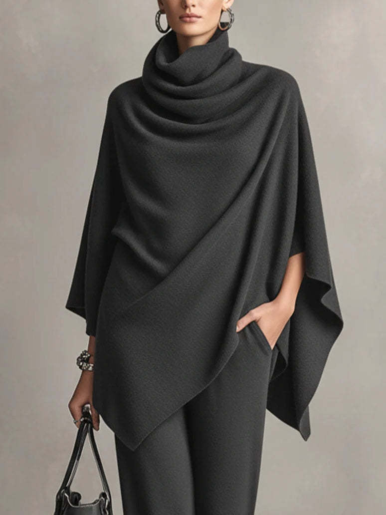 Camille | Elegant Drape Two-Piece Set