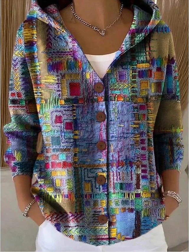 Olivia | Artistic Warm Long Cardigan