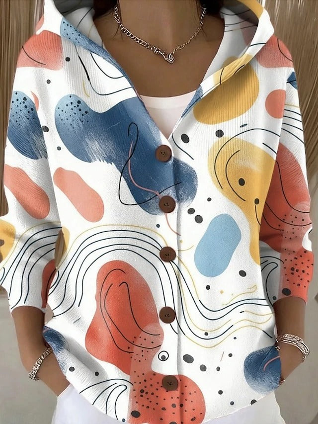 Olivia | Artistic Warm Long Cardigan