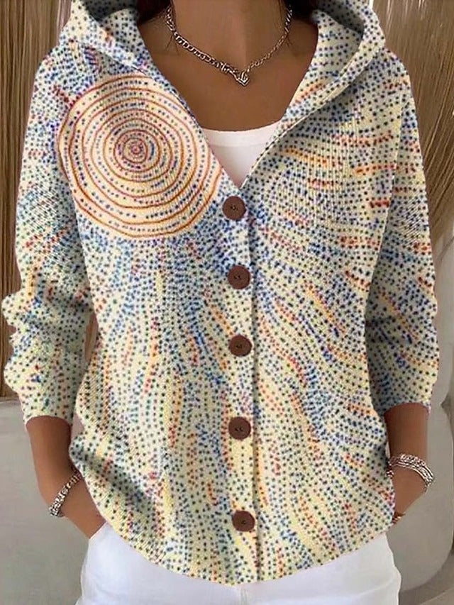 Olivia | Artistic Warm Long Cardigan