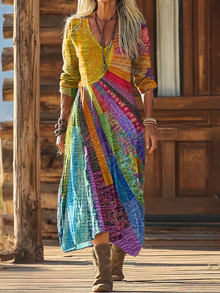 Nicole | Bohemian Sun Design Dress
