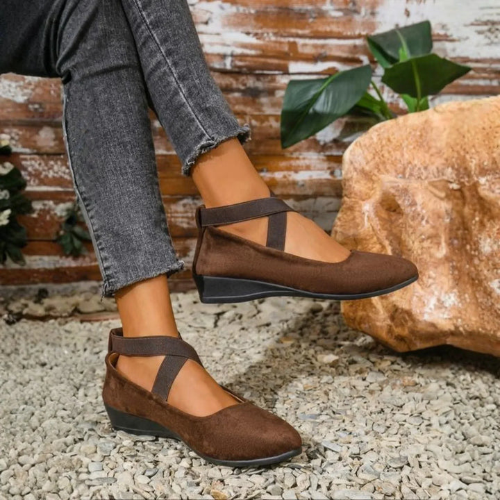 Jade | Comfort Wedge Ballet Flats
