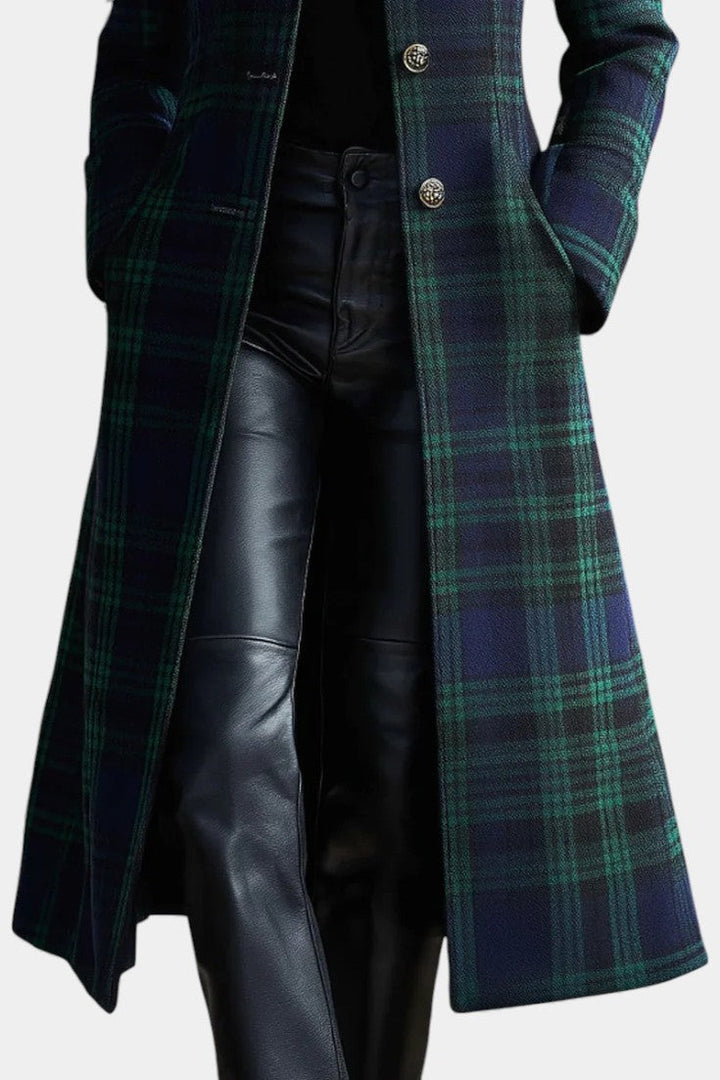 Jessica | Timeless Plaid Elegant Coat