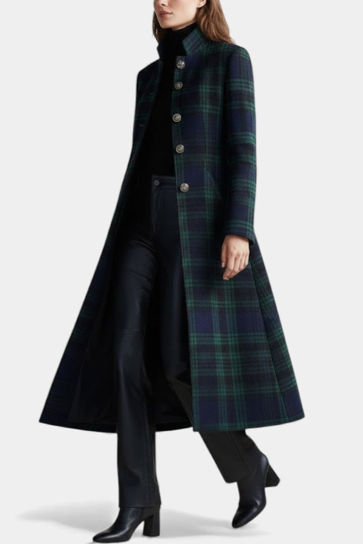Jessica | Timeless Plaid Elegant Coat