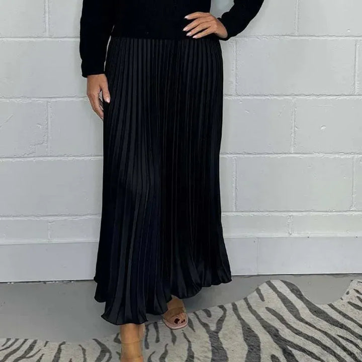 Eliza | Elegant Knit-Top Maxi Dress