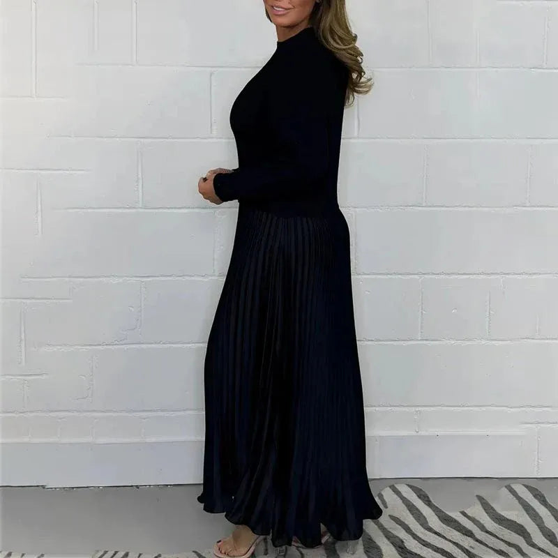 Eliza | Elegant Knit-Top Maxi Dress