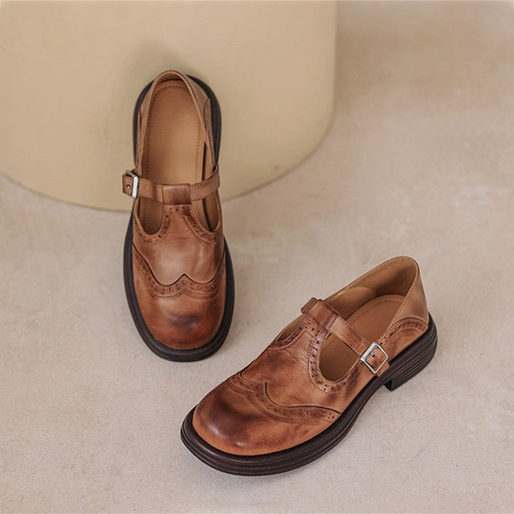 Victoria | Elegant Mary Janes Made Of Leather