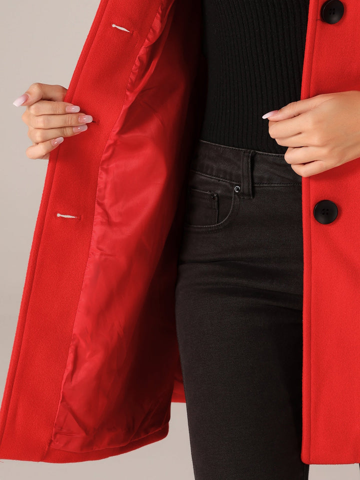 Joanna | Single Breasted Winter Trench Coat